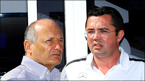 F1 Ron Dennis McLaren Eric Boullier