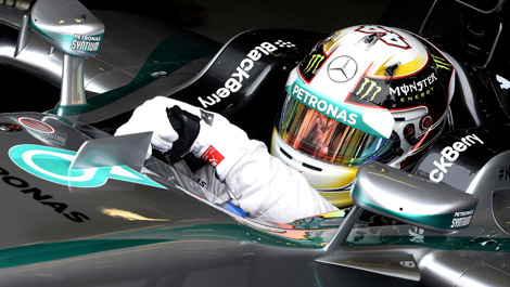 Lewis Hamilton Mercedes W05