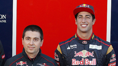 F1 Luca Furbatto Toro Rosso Daniel Ricciarod 2013