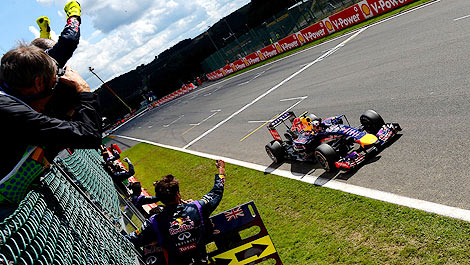 F1 Daniel Ricciardo Red Bull winner Spa-Francorchamps