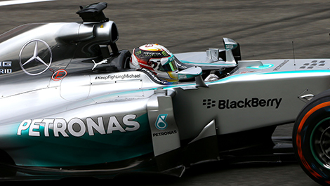 F1 Mercedes AMG Lewis Hamilton