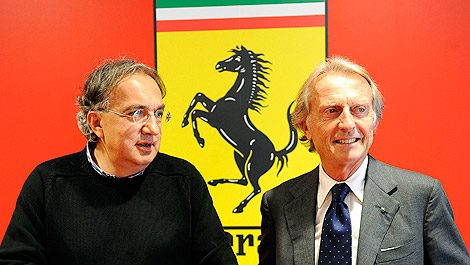 F1 Sergio Marchionne Ferrari Luca di Montezemolo