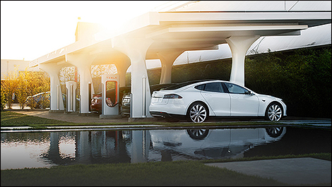 First Tesla Superchargers arrive in Canada