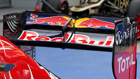 F1 Red Bull DRS rear wing