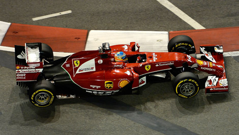 Fernando Alonso, Ferrari F-14T Singapour