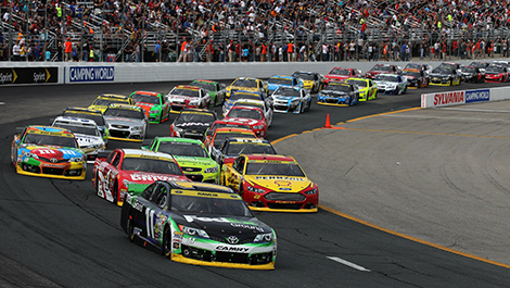 NASCAR Sylvania 300 start
