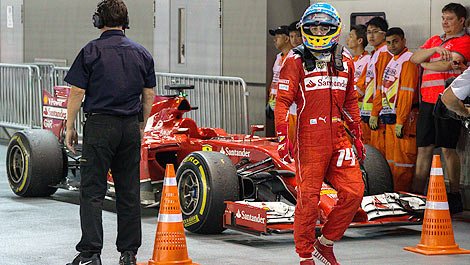 F1 Fernando Alonso Ferrari Singapore