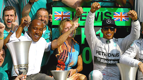 F1 Lewis Hamilton Monza victory Mercedes Anthony Hamilton