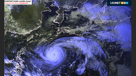 Japan Typhoon PHANFONE