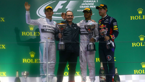 Suzuka Japanese Grand Prix Nico Rosberg Lewis Hamilton Sebastian Vettel