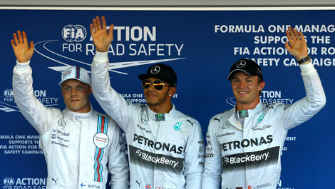 Sochi Valtteri Bottas, Lewis Hamilton, Nico Rosbeg