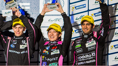 WEC Keiko Ihara podium Fuji