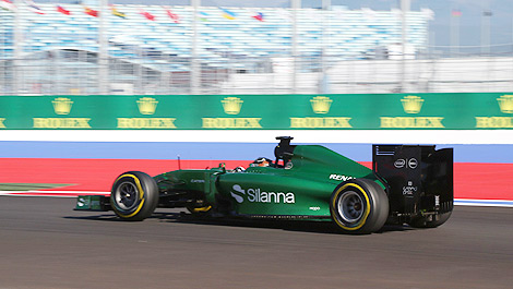 F1 Kamui Kobayashi Caterham CT05 Renault Sochi Russia