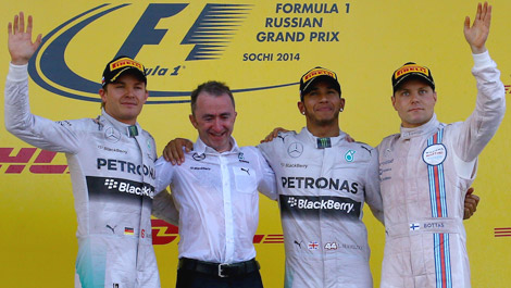 F1 Sochi podium Russia