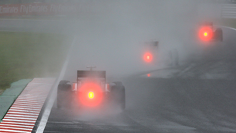 F1 rain Japan