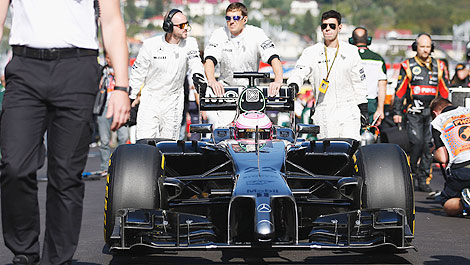 F1 McLaren MP4-29 grid