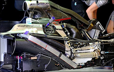 F1 Mercedes AMG engine W05