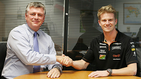 F1 Nico Hulkenberg Sahara Force India Otmar Szafnauer
