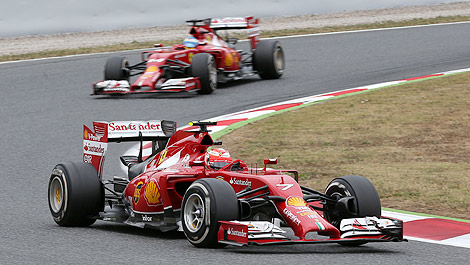 F1 Kimi Raikkonen Ferrari Fernando Alonso