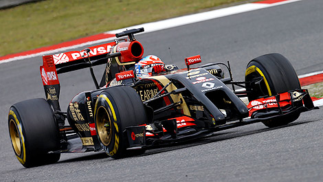 F1 Romain Grosjean Lotus E22 Renault
