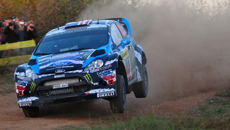 Ken Block, Ford Fiesta RS WRC Rally Spain