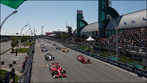 IndyCar race start Toronto 2013