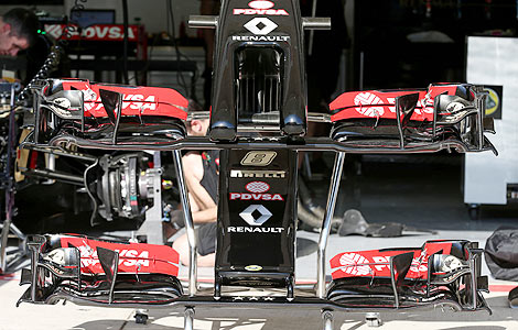 F1 Lotus E22 new nose Austin USA