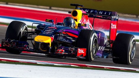 F1 Sebastian Vettel, Red Bull RB10 Austin Circuit of the Americas