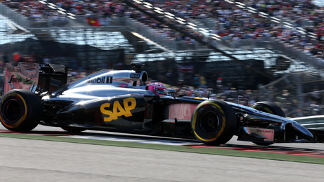 Jenson Button, McLaren MP4-29 Austin Circuit of the Americas F1