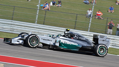F1 Mercedes AMG Nico Rosberg Austin Texas USA