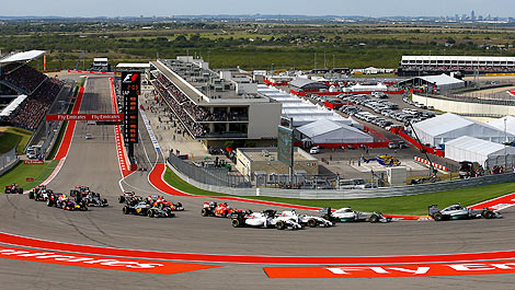 F1 Austin Texas US Grand Prix 2014 start