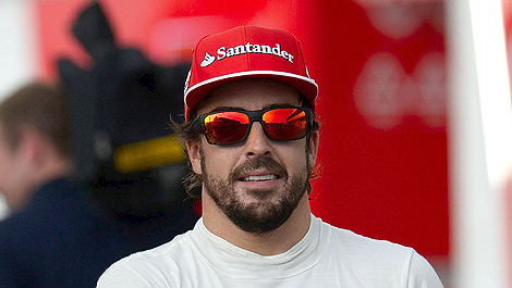 F1 Fernando Alonso Santander Ferrari