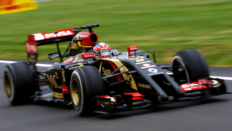 F1 Romain Grosjean Lotus E22 Renault