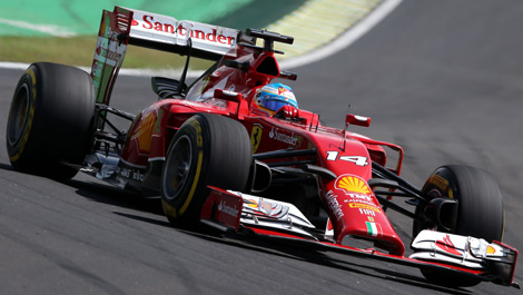 Fernando Alonso, Ferrari F14-T Interlagos F1