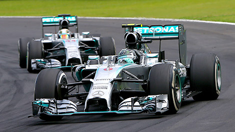 F1 Nico Rosberg Mercedes AMG Brazil Lewis Hamilton