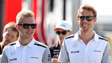 F1 Kevin Magnussen McLaren Jenson Button