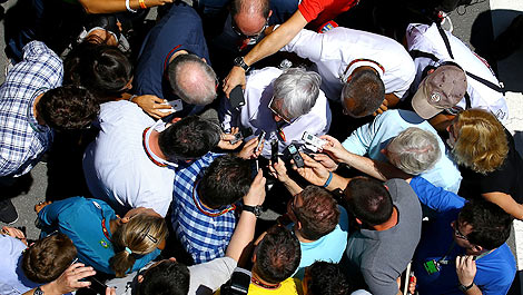 F1 Bernie Ecclestone journalists