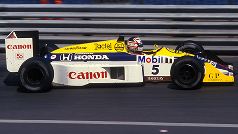 Nigel Mansell, Williams, 1986 (Photo: WRI2)