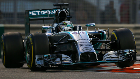 Lewis Hamilton, Mercedes W05 Abu Dhabi Grand Prix
