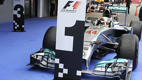 F1 Lewis Hamilton Mercedes AMG number 44