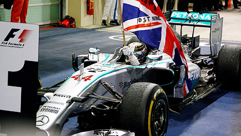 F1 Mercedes AMG Lewis Hamilton World Champion 2014