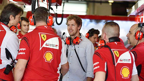F1 Sebastian Vettel Abu Dhabi Ferrari