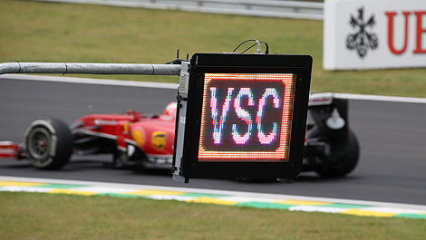 F1 Virtual Safety Car Brazil