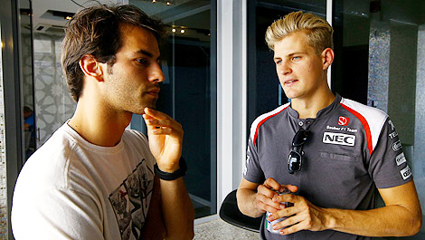 F1 Felipe Nasr Abu Dhabi Sauber Marcus Ericsson