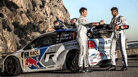 WRC Sebastien Ogier Neymar Jr Volkswagen
