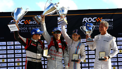 Petter Solberg Tom Kristensen Susie Wolff David Coulthard Bushy Park Nations Cup Race of Champions