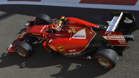 Kimi Raikkonen Ferrari F14-T Abu Dhabi