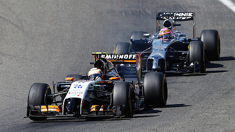 F1 Nico Hulkenberg Sahara Force India Mercedes Jenson Button McLaren Mercedes