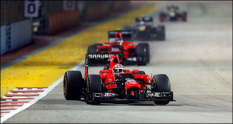 F1 Marussia Singapore 2012 Timo Glock