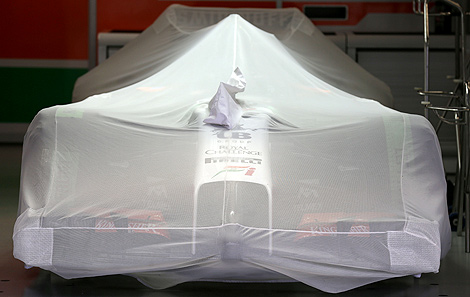 F1 Sahara Force India parc fermé